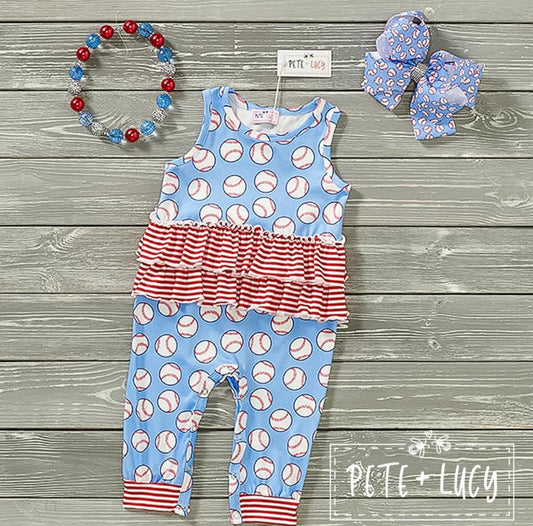 ⚾️Batter, Batter, Swing Romper⚾️